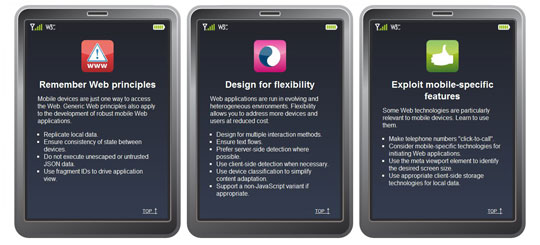 Mobile Web Application Best Practices